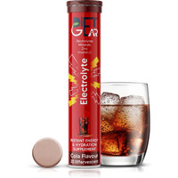 DIET GEAR Energy Drink Electrolytes 20 Effervescent Tablets (5 litre) Zero Sugar, Zero Caffeine| 7 Essential Electrolyte Salts (Na, K, Mg, Ca, Cl, Zn) + Vitamin C | Cola Flovor