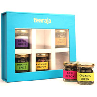 Tearaja Aqua Tea Gift Box | 6 Teas to Boost your IMMUNE System | Get Stronger IMMUNITY | Perfect Get Well Soon Box | Assorted Tea Gift Set