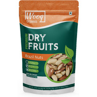 Wooq Organics Brazil Nuts, Jumbo Premium Brazil Nuts 100G | All Natural | Rich In Iron| Best For Cholesterol, Dry Fruit