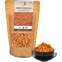 Matratva Organic Chana Dal Namkeen 500 gm | Masala Chana Dal | Organic Namkeen | Fried in Cold Pressed Groundnut Oil | Healthy Indian Snacks | Spicy & Crunchy | Protein Rich | Fried Chana Dal