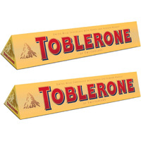 Toblerone Milk Chocolate With Honey And Almond Nougat Pack Of 2, X 100 G,200 Grams