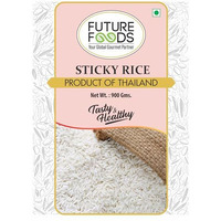 Future Foods Glutinos Sticky Rice | Sweet Rice | Healthy & Tasty | Gluten Free | Fibre Rich | Product Of Thailand | 900 Gram