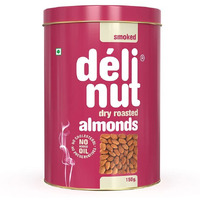 Delinut Dry Roasted Almonds | Smoked 150gm