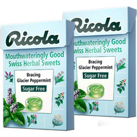 Ricola Bracing Glacier Peppermint Pack of 2 Pouch, 2 X 45 G, 90 Gm