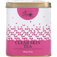 The Indian Chai - Clear Skin Tea 100g with Rose, Chamomile, Lavender Sage for Skin Glow, Natural Beauty Enhancer Herbal Tea