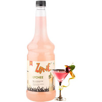 Zone Lychee Syrup 1050ml | Rich Lychee Flavor for Mocktails, Cocktails, Lemonades, Iced Teas & More | 35+ Flavours