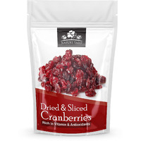 NATURE YARD Dried Cranberry dry fruit - 150 Gm - Naturally Dehydrated Real Sliced Cranberries