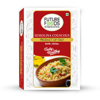 Future Foods Semolina Couscous | Mild and Neutral Taste | Light and Fluffy Texture | Good Fiber Source | with Multiple Health Benefits | Helps Lower Cholesterol | 450g