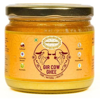 SWARNAMRIT Organic A2 Bilona Gir Cow Ghee|300 Ml|Traditional Bilona Method|Cultured|Premium|Immunity Booster|Pure|Natural|Healthy|Fresh|Lactose&Gluten Free|Keto Friendly|Glass Bottle