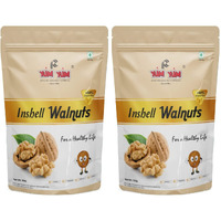 YUM YUM 100% Natural Dried California Inshell Walnut 1kg | Premium Sabut Akhrot | High in Protein & Iron | Low Calorie Nut | Trans Fat & Cholesterol Free | Pack Of 2-500g Each