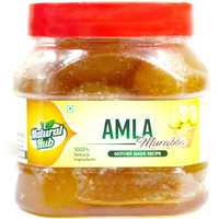Natural Hub Presents Amla Murabba - Without Sugar Syrup- Mothermade Recepie, Fresh & Homemade Immunity Booster Pack - 500Gms