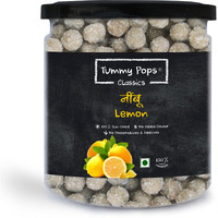 Tummy Pops | Premium Khatti Meethi Nimbu Goli - 300gm Jar | Chatpati Lemon Candy | After Meal Digestives Mukhwas, Premium Handmade Sweet Mouth Fresheners, Chatpati Churan Goli Pachak