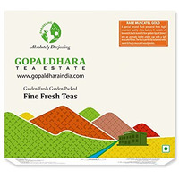 Gopaldhara Darjeeling Tea Rare Muscatel Gold 100g Paper Box - (Royal Series) FTGFOP1 Second Flush Black Tea directly from the Highest Elevation 7000 Feet
