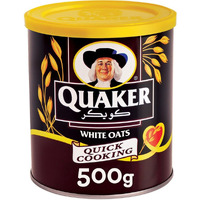 Quaker Quick Cooking White Oats Jar, 500 g