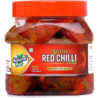 Natural Hub Homemade Red Chilli Pickle,Yummy, Lal Mirchi Ka Achaar (500 gm) (Eat it, Feel it, Love it)