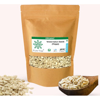 Pure Tree Certified Organic Magaj Seeds | 250 g | Watermelon Seeds | Tarbuj Ke Beej | Organic Seeds for Eating Rich in Protein & Fiber | High In Fiber