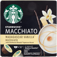 Starbucks Madagascar Vanilla Macchiato By Nescafe Dolce Gusto (Box Of 12) 132g