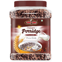 YUM YUM High Fiber Instant Roasted Porridge Chocolate Flavour with Proteins & Vitamins  750gm (Pack of 1 Jar) Nutritious Breakfast Cereals, (Daliya/Dalia)