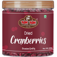 YUM YUM Premium Cranberries, 200gm