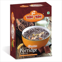 YUM YUM High Fiber Instant Roasted Porridge Chocolate Flavour with Proteins & Vitamins  400gm (Pack of 2-200g Each) Nutritious Breakfast Cereals, (Daliya/Dalia)