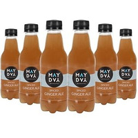May Day SPICED GINGER ALE | Ready to Drink Mocktail | Premium Sparkling Cocktail Mixer | 100% Natural, No Artificial Flavour | Real Fruits and Herbs with Goodness of Superfoods | Pack of 6 X 250 ml
