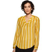 Harpa Womens Regular Blouse (GR5317_Mustard L)