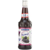 Manama Mulberry Syrup | Mixer for Mocktails, Cocktails, Drinks, Juices, Beverages | Non Alcoholic Mix 750ML Bottle