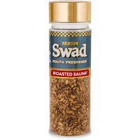 Panjon Swad Roasted Saunf Pachak Mouth Freshener Mukhwas (Rajasthani Fennel Saunf) 1 bottle, 60g