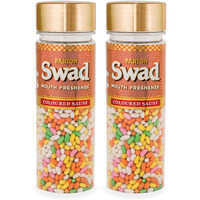 Panjon Swad Colourful Sweet Saunf Mukhwas (Pack Of 2 X 180 Grams) | Digestive Mouth Freshener | Hygienically Packed Traditional Pachak | Tasty Mouthfresheners | After-Meal Snack | Dry Mukhwas.