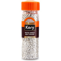 Kery White Sweet Mint Saunf Mukhwas, 1 Bottle, 120Gm (Madrasi Sounf Mouth Freshener)