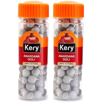 Kery Anardana Goli Mukhwas, 2 Bottles, 260 Gram (Digestive Anardana Pachak Mouth Freshener)