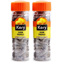 Kery Aam Papad Mango Slice Mukhwas, 2 Bottles, 260g (Pachak Churan Mouthfreshener)