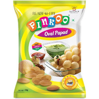 Extruded Unfried Snack Pellets Pinkoo 1 kg oval shaped
