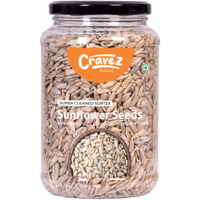 Cravez Sunflower Seeds - 250gm Premium Raw Seeds | Seeds for Weight Loss | Diet Food | Seeds for Hair Growth | Rich in Fibre and Omega 3 | Rich in Protein | Healthy Snacks