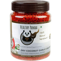 HEALTHY PANDA Dry Coconut Garlic Chutney Khobra Lasun Chatni, Kobbari Chatani, Dry Nariyal Chutni - 125 Gram, Pack of 4 (500 Grams)