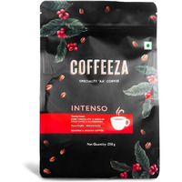 COFFEEZA Intenso Whole Beans | Speciality Grade With Medium-Dark Roast Whole Bean Coffee - 250G Packet