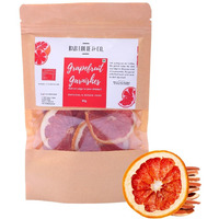 Bab Louie & Co. Grapefruit Dehydrated Fruits Garnishes For Cocktail, Mocktail, Detox Water, Green Tea, Snacks | Air Dried | Gluten Free | Vegan | No Sugar | 100% Natural | Zero Preservatives | 50 gm