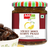 Add me Home Made khatta meetha Purana Nimbu Ka achar, Sweet Lemon Pickle 200gm Without Oil Glass Pack