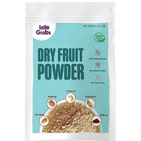Little Grabs Mix Nuts Dry Fruits Powder - 100 Gm | Healthy & Nutrient Booster made of 5-Superfoods Almonds, Pista, Walnut, Cashew, Saffron | For Weight Gain | 100% Natural | No Sugar | No Preservatives