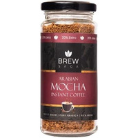 BREWSAGA Arabian Mocha Instant Coffee | 100% Arabica | Freeze-Dried | Flavoured Coffee | No Added Sugar | Makes 30 Cups | 60 Gram