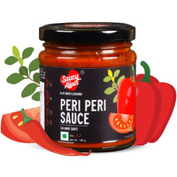 Saucy Affair Peri Peri Sauce | Tomato Chilli Sauce | Chilli Sauce | Red Chilli Sauce | Hot Sauce | Spicy Sauce | Pasta Sauce | Pizza Sauce Ready To Eat - 180 Gram