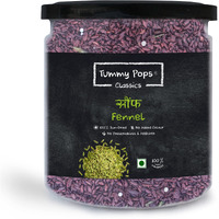 Tummy Pops Sweet Classic Saunf - 250gm Jar Handmade & Sun-Dried Sweet Saunf Mouth Fresheners, Fennel Seeds Saunf Mukhwas Mouth Fresheners [Hygienically Prepared & Packed]