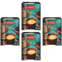 Vikram Masala Chai | Perfect mix of natural spices (Cloves, Cinnamon, Black Pepper, Cardamom) (250g, Box of 4) - 1kg