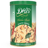 Delinut Dry Roasted Cashews | Plain and Flavoured Cashews (Masala, 400 gm)