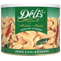 Delinut Dry Roasted Cashews | Plain and Flavoured Cashews (Masala, 900 gm)