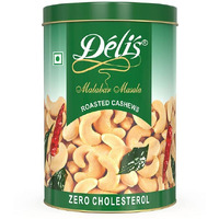 Delinut Dry Roasted Cashews | Plain and Flavoured Cashews (Masala, 150 gm)