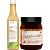 Jiva Amla Chatpata Candy 400gm | Rich In Dietary Fibres & Vitamin C, Boosts Immunity, Supports Healthy Digestion, Maintains Blood Sugar Levels (Pack Of 2)