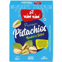 YUM YUM Premium California Roasted & Salted Pistachios 100g| Pista Dry Fruit| Tasty & Healthy| High in Protein & Dietary Fiber | Gluten Free & Low Calorie Nuts