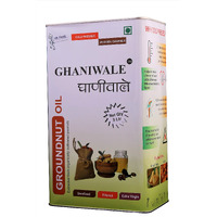 GHANIWALE Cold Press Organic Groundnut Oil (5 Liter)