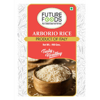 Future Foods Arborio Rice | Fat Free | Creamy Texture & Nutty Aroma | | Rich in Vitamin & Minerals | Product of Italy | Use to Make Rissotto | 900g